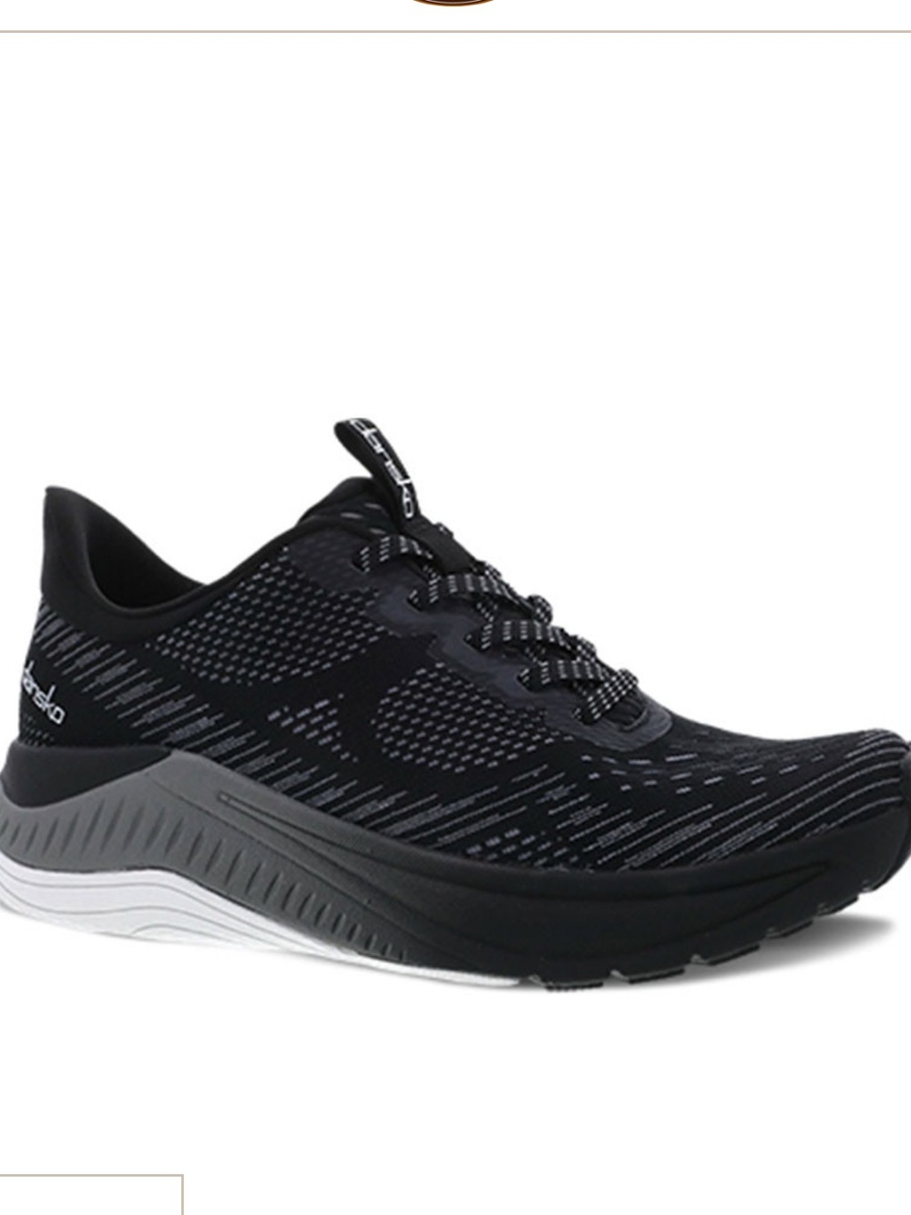 Dansko Peony Black Mesh Sneaker, size 41 us 10.5 to 11